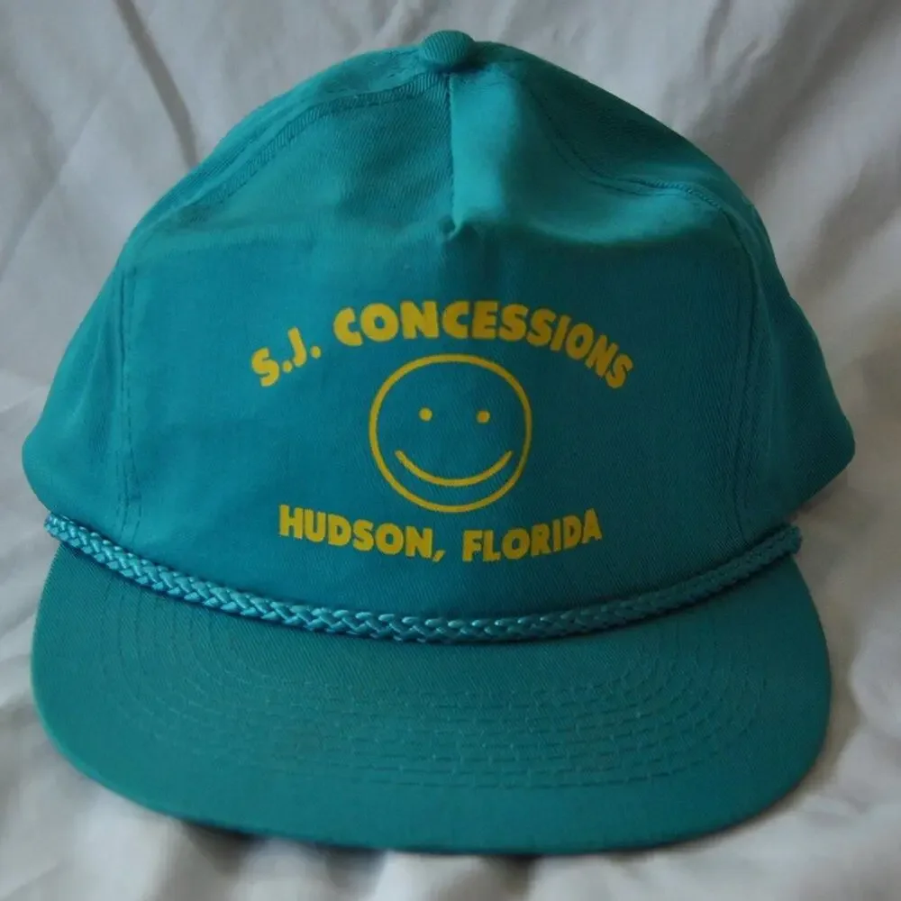 S.J Concessions Hudson Teal, Blue, & Yellow Florida Snapback Hat (OSFM)